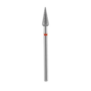 Frez diamentowy grusza ostra czerwona EXPERT FA100 5mm/12mm