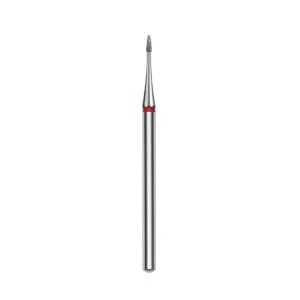Frez diamentowy płomień mini czerwony EXPERT FA12 1mm/3mm