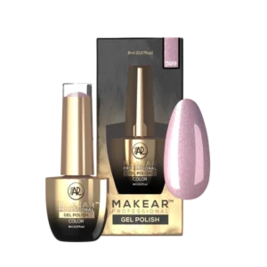 599 Lakier hybrydowy Makear 8 ml KOLEKCJA PRINCESS to kolekcja lakierów hybrydowych z drobnym błyszczącym pyłem.
